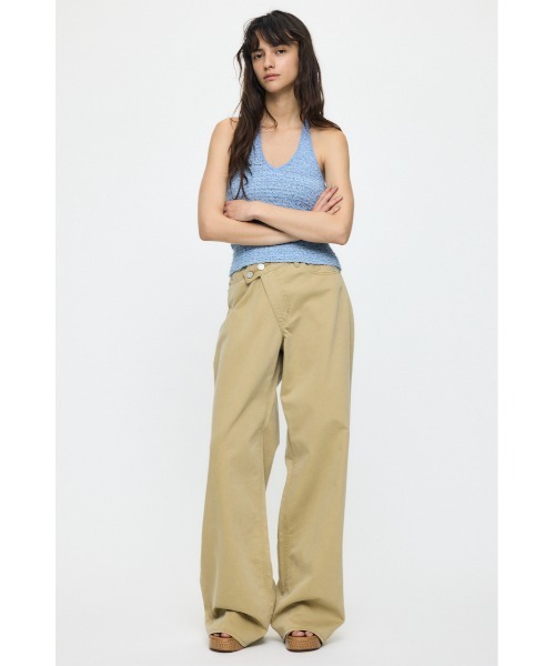MOUSSY（マウジー） キャミソール HALTER NECK KNIT キャミソール