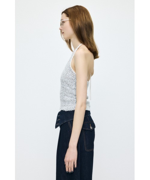 MOUSSY（マウジー） キャミソール HALTER NECK KNIT キャミソール