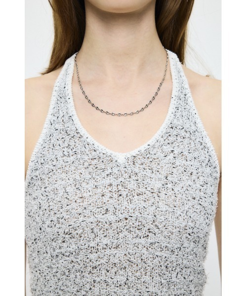 MOUSSY（マウジー） キャミソール HALTER NECK KNIT キャミソール