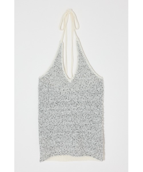 新品未使用　MOUSSY HALTER NECK KNIT キャミ　ホワイト MOUSSY（マウジー） キャミソール HALTER NECK KNIT キャミソール