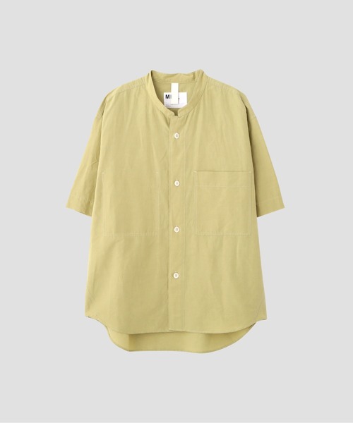 MHL.（エムエイチエル） シャツ 半袖 HIGH COUNT DRY COTTON LINEN