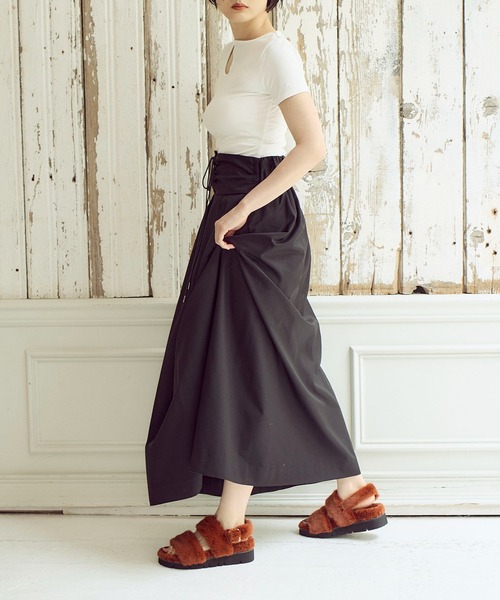 「Mode et Jacomo」 フラットサンダル 24cm ブラウン レディース_画像6