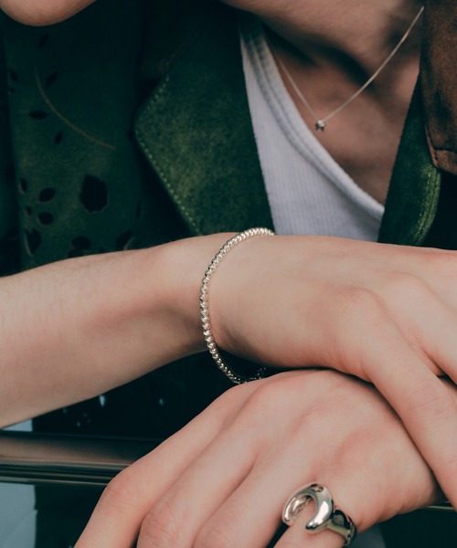 whoseA（フーシー） ブレスレット 「silver925」Shining Ball Bracelet