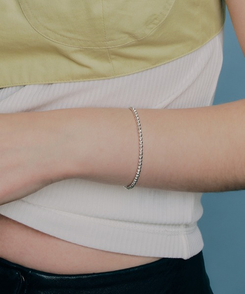 whoseA（フーシー） ブレスレット 「silver925」Shining Ball Bracelet