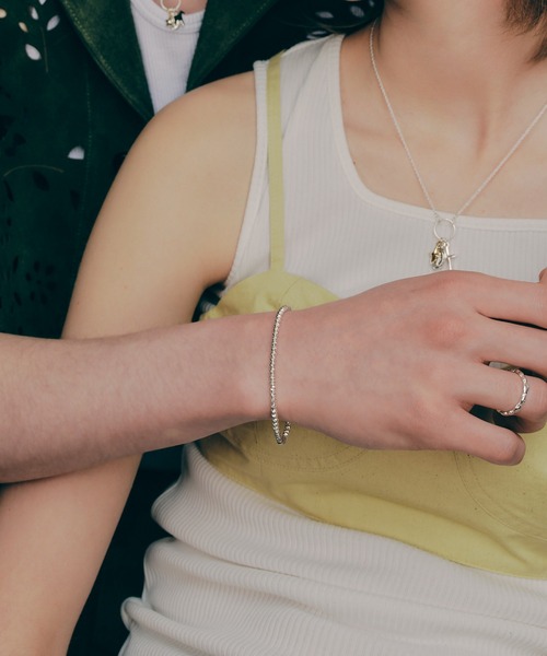 whoseA(フーシー) ブレスレット 「silver925」Shining Ball Bracelet whoseA(フーシー) ブレスレット 「silver925」Shining Ball Bracelet