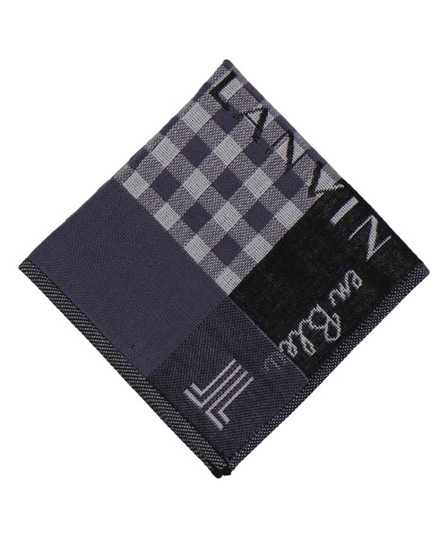 LANVIN en Bleu ハンカチ 3重ガーゼ メンズ レディース : ZOZOTOWN