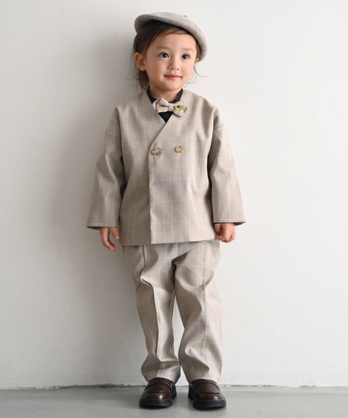 「PUPPAPUPO」 「KIDS」セットアップ 110 オートミール キッズ_画像2