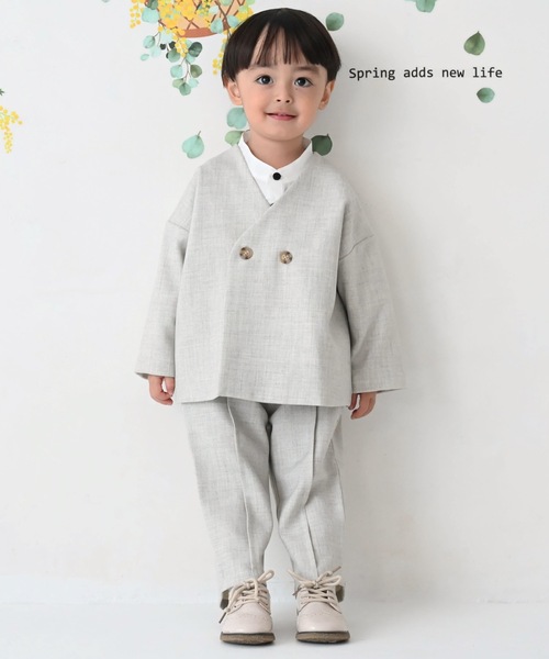 「PUPPAPUPO」 「KIDS」セットアップ 110 オートミール キッズ_画像4