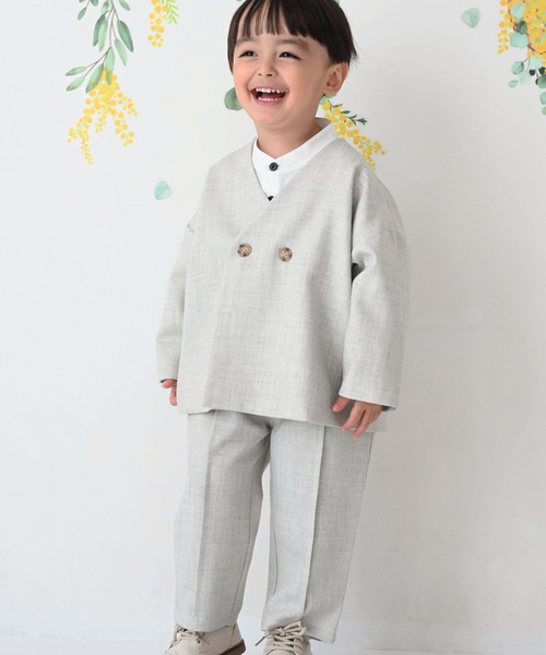 「PUPPAPUPO」 「KIDS」セットアップ 110 オートミール キッズ_画像5