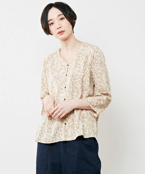 「MELROSE claire」 長袖ブラウス FREE ブルー レディース_画像5