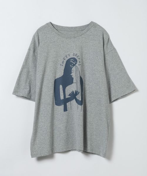 JEANASIS（ジーナシス） tシャツ 半袖 「HONGAMA」プリントTEE SS