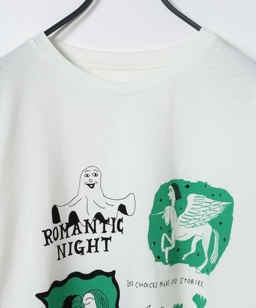 JEANASIS（ジーナシス） tシャツ 半袖 「HONGAMA」プリントTEE SS