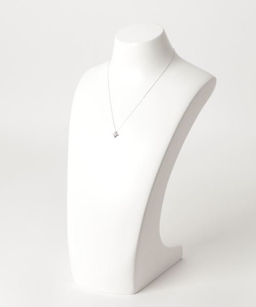 con affetto(ファッション) ネックレス Pt900/850ダイヤデザイン