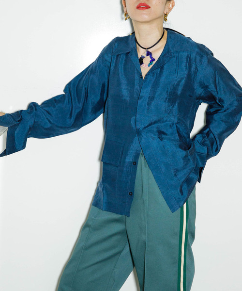 ジャケット ブルゾン 【SEEALL / シーオール】MILITARY シャツ