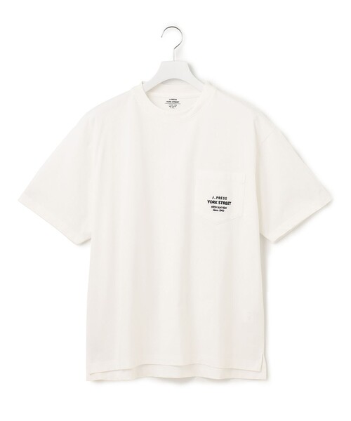 J.PRESS YORK STREET tシャツ 「UNISEX」ワンポイント刺繍