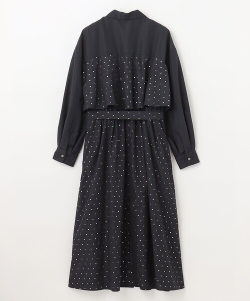 GRACE CLASS シャツワンピース 箔ドットシャツドレス : ZOZOTOWN Yahoo