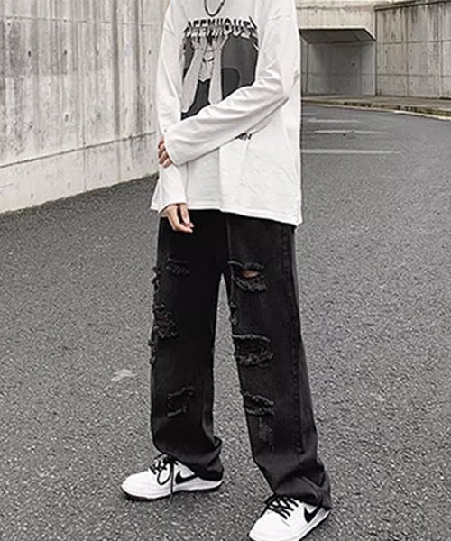 SEN TOKYO ジーンズ 程よいダメージ加工が絶妙な抜け感を演出