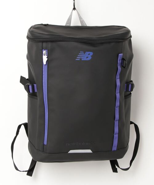 New Balance デイバック リュック PUレザー 撥水 軽量 エンボス