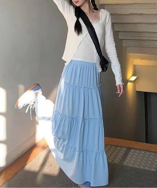 トルコの衣装　Bella 水色 シフォンスカート トルコの衣装 Bella 水色 シフォンスカート 【公式通販】