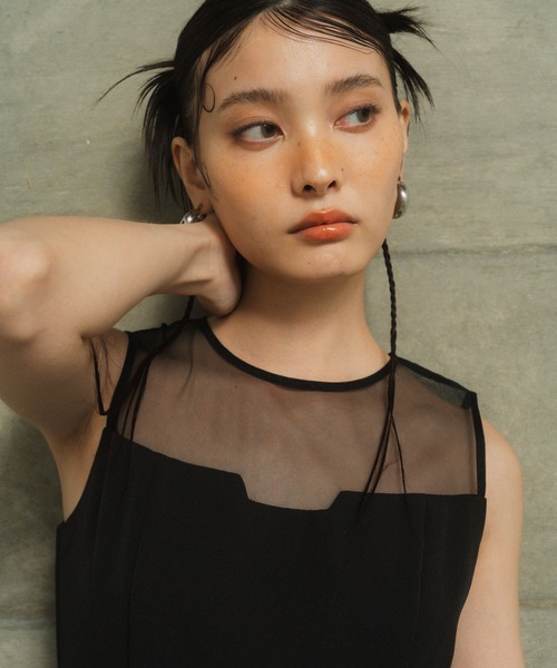 ANDRESD hem lace dress Lサイズ　結婚式　ドレス ANDRESD hem lace dress Lサイズ結婚式ドレス