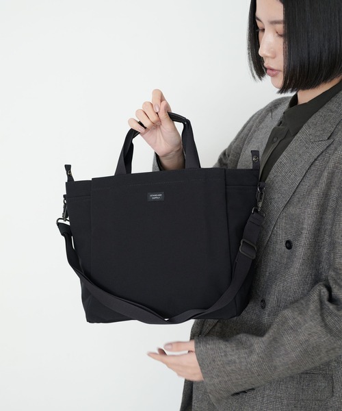 トートバッグ スタンダードサプライ / SIMPLICITY シンプリシティ / 2WAY FOLD TOTE  2ウェイフォールドトートの画像