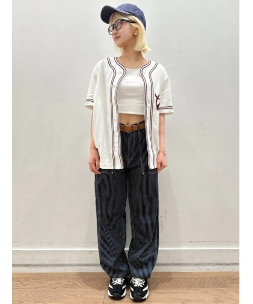 ニューヨーク ロゴ ベースボールシャツ3XL 楽天市場】ヤンキース ベースボールシャツ（ウェア｜野球