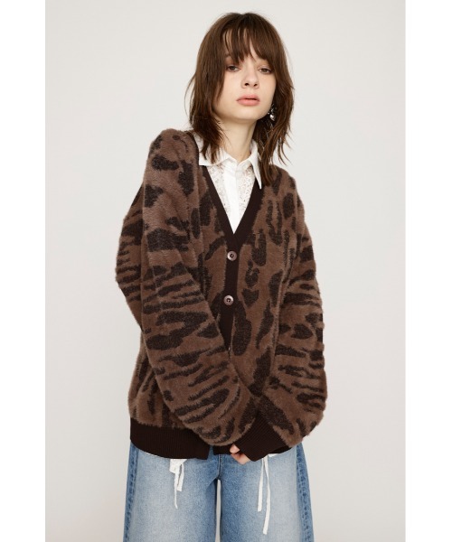 SLY カーディガン 「限定展開」LEOPARD MOLLE JQ CD レオパード