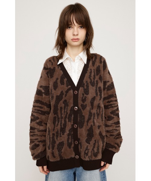 SLY カーディガン 「限定展開」LEOPARD MOLLE JQ CD レオパード