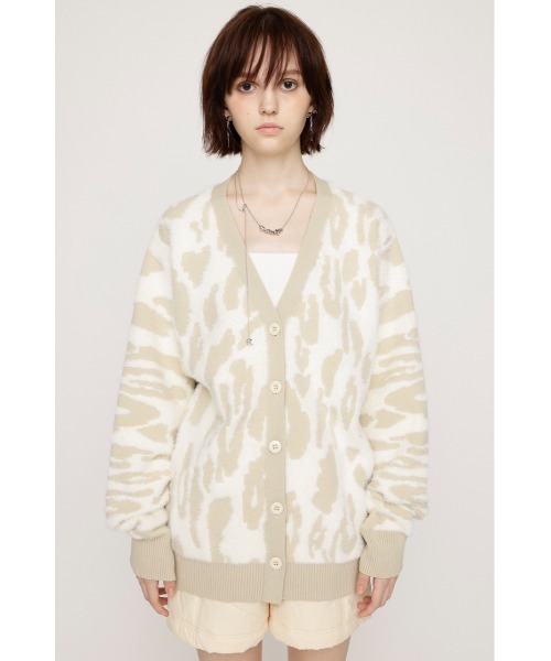 SLY スライ　GRADATION LOGOV/N カーディガン　入手困難 最終値下げ 美品 SLY スライ ショート丈カーディガン