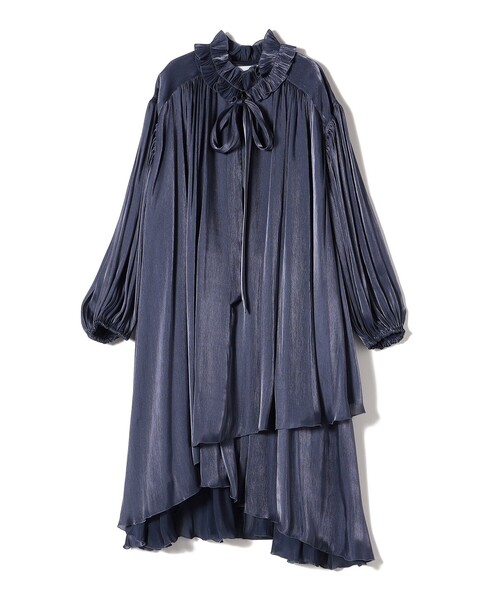 Arobe SHIPS ドレス SHIPS ワンピース Arobe:シャンブレー ペタル ドレス : ZOZOTOWN