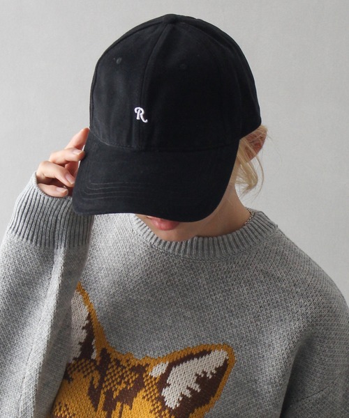 SpRay キャップ 帽子 イニシャル刺繍キャップ（R） レディース