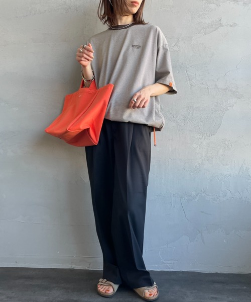 tシャツ 「UNIVERSAL OVERALL/ユニバーサルオーバーオール」 別注 ワイドシルエット ポケットTシャツ レディース UNIVERSAL OVERALL tシャツ 「UNIVERSAL OVERALL/ユニバーサル