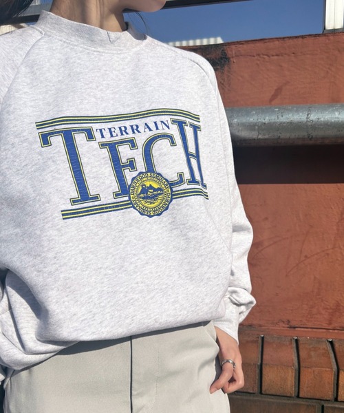 トレーナー スウェット 「Scrap Book」sweat_po レディース