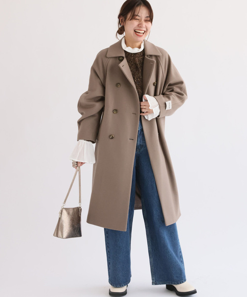 「JOURNAL STANDARD relume」 ピーコート 36 ブラック レディース_画像10