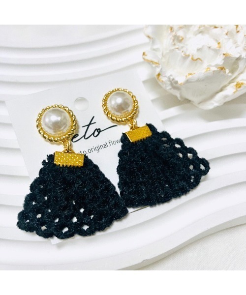 TONE（トネ） ピアス 「eto」パール タッセル ピアス(MA) レディース