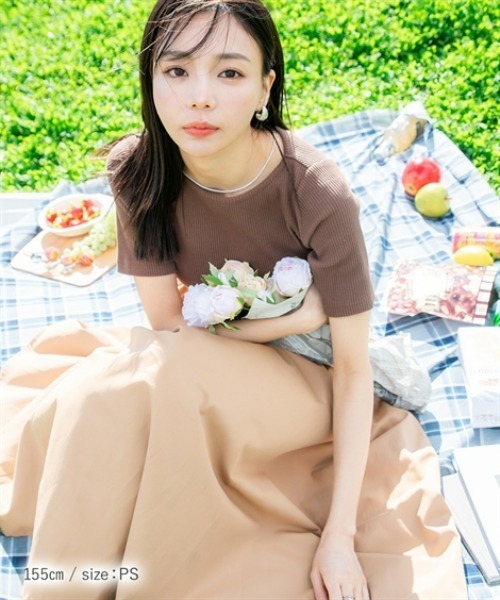 セール】&soiree ドット半袖ワンピース（ワンピース）｜＆soiree