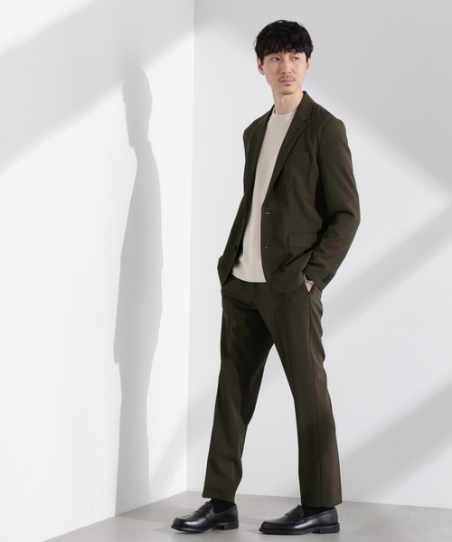 美品　ナノユニバース　L  セットアップ　スーツ イルビリキーノ　ブラウン セール】《WEB限定》イル・ビリキーノ リネンストレッチ
