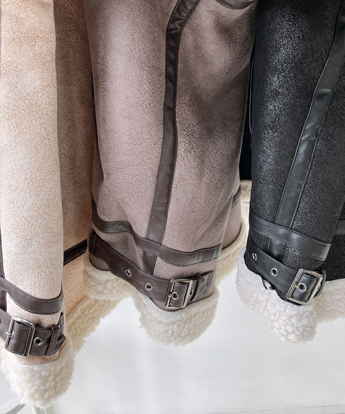 「AS KNOW AS plus」 ジップアップブルゾン FREE アイボリー レディース_画像5