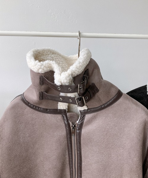 「AS KNOW AS plus」 ジップアップブルゾン FREE アイボリー レディース_画像7