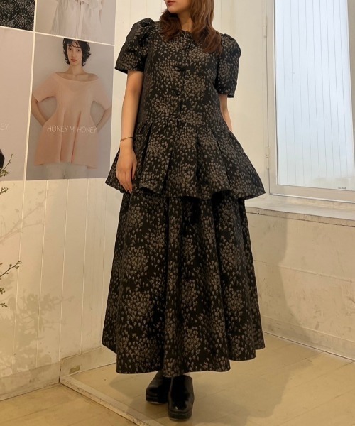 HONEY MI HONEY（ハニーミーハニー） スカート taffeta jacquard long
