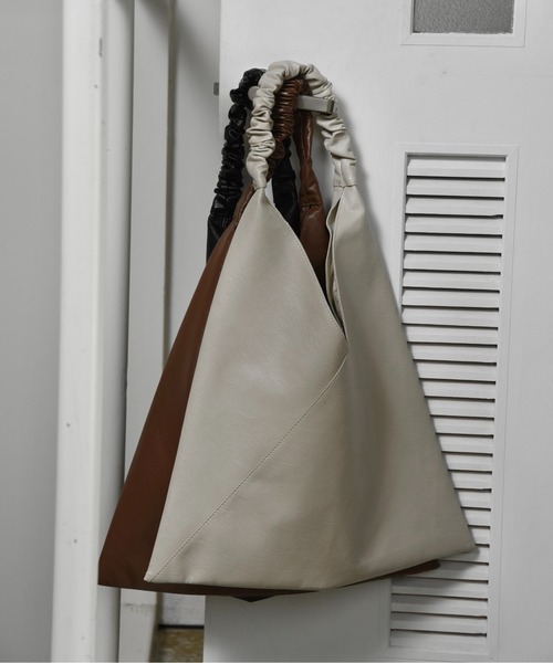 さくらページ　ワンピース+ハンドバッグ 丸底ワンハンドルトート◇サクラ◇倉敷帆布 | myu.handwork