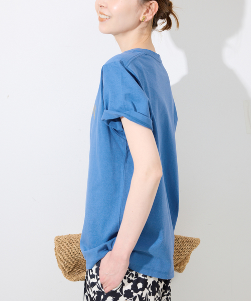 SLOBE IENA tシャツ ROAD TRIP ロゴプリントTEE レディース