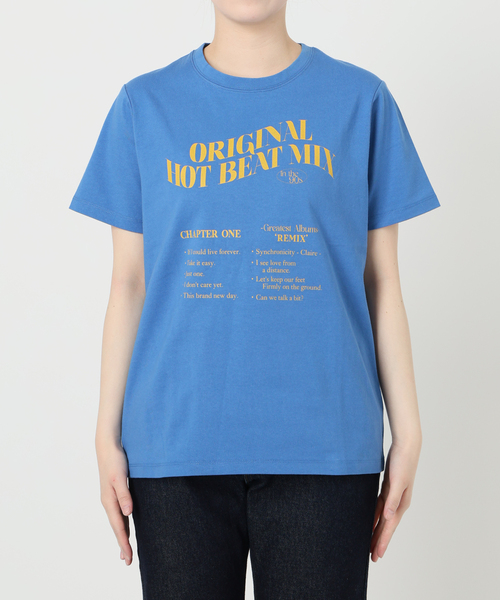SLOBE IENA tシャツ ROAD TRIP ロゴプリントTEE レディース