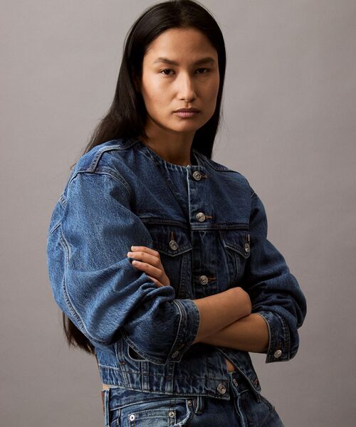 Calvin Klein（カルバン・クライン） デニムジャケット gジャン カラー