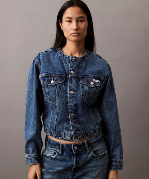 Calvin Klein（カルバン・クライン） デニムジャケット gジャン カラー