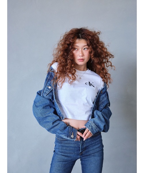 Calvin Klein（カルバン・クライン） デニムジャケット gジャン カラー