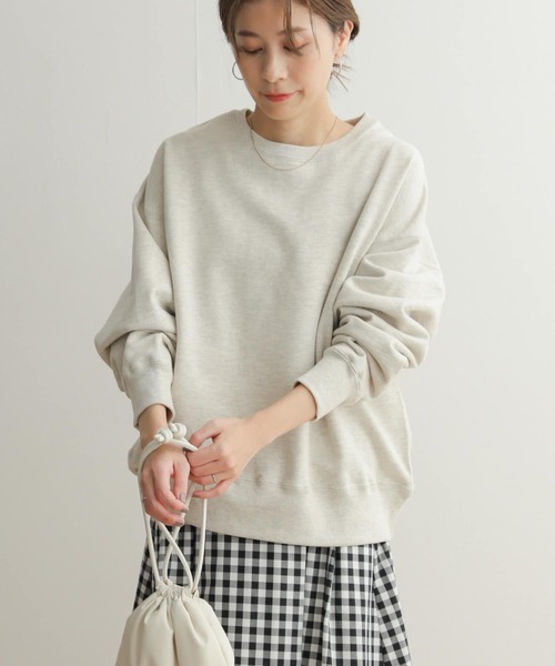 [URBAN RESEARCH DOORS] тренировочный cut and sewn MEDIUM угольно-серый женский 