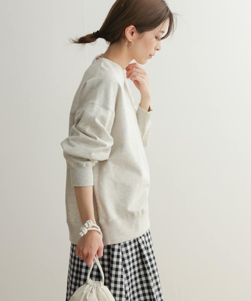 [URBAN RESEARCH DOORS] тренировочный cut and sewn MEDIUM угольно-серый женский 