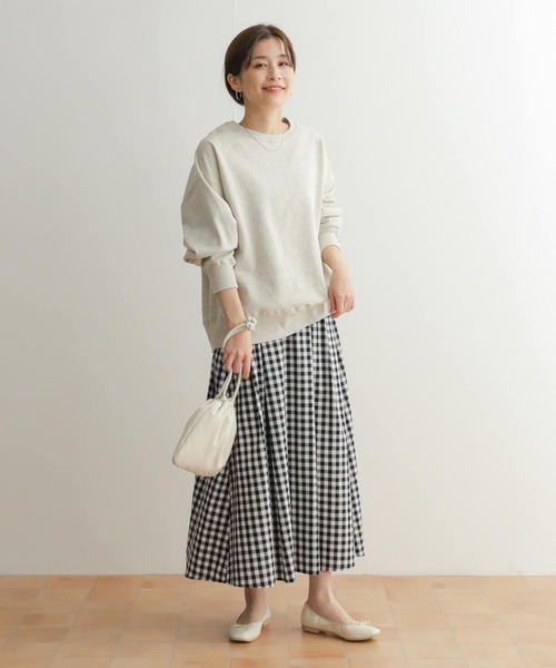 [URBAN RESEARCH DOORS] тренировочный cut and sewn MEDIUM угольно-серый женский 