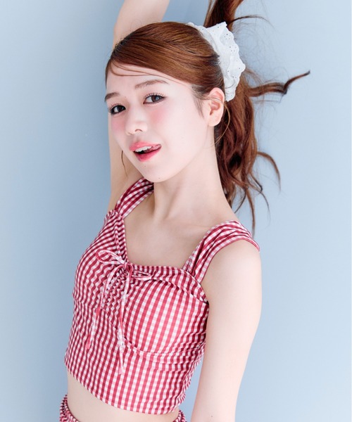OLIVE des 水着 レース羽織付リボンswim wear レディース